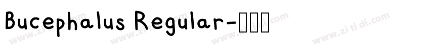 Bucephalus Regular字体转换